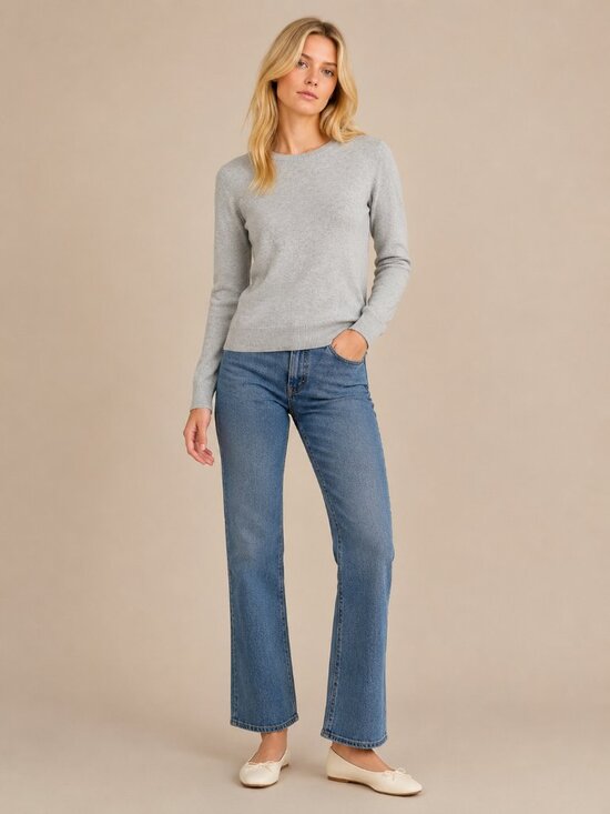 Banana Republic Sweaters - 2/$30  Banana Republic New Anna Top Pima Cotton Cashmere Grey Sky 288245 #A2996